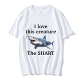 I Love This Creature The Shart Shark Funny Meme T Shirts Men