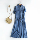 Women Dresses Denim Temperament Dress Summer plus Size