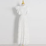 Bohemian Dress Fashion Hollowed-out Embroidery Dress