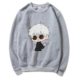 Autumn Men Anime Jujutsu Kaisen Print Casual Sweatshirts Men
