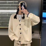Women Knitted Cardigan Loose Knitted Cardigan Sweater