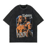 Men T-shirt Retro Short Sleeve T-shirt Men and Women