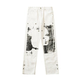 Cargo Pants Graffiti Printing Loose Vibe