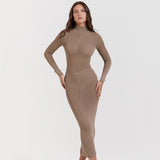 Women Dress Knitted Fashion Sexy Hot Girl Temperament