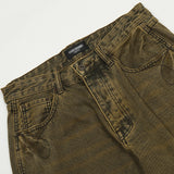 Men Jeans Old Hip Hop Rock Loose