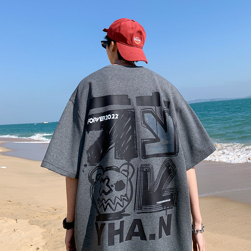 Men T Shirt Summer Loose Oversize