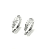 Earrings 925 Silver Zircon Earrings Spectrum rapper