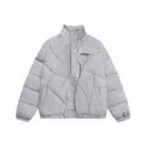 Men Cotton Mixed Jacket Coat Irregular Men Winter Embroidery Loose Cotton Jacket Coat