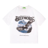 Men T-Shirt Eagle Print Summer