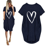 Valentine's Day Dress Summer Short Sleeve Dress