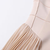 Bohemian Dress Elegant Dress Design Sense Pleated Slim