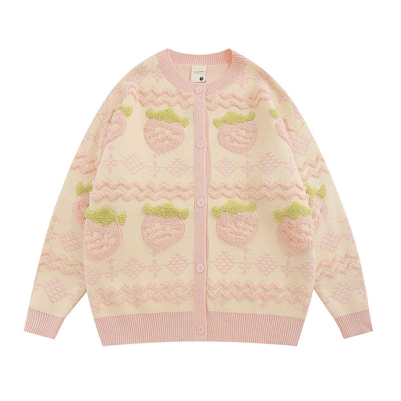 Women Sweater Knitted Coat Cardigan Sweater for Men and Women