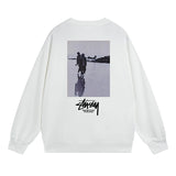 Stussy Sweatshirts Autumn/Winter Fleece Couple Sweatshirts