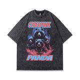 Men's T-Shirt Tkpa Printed Distressed Half Sleeve T-shirt