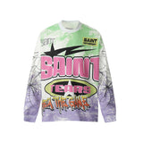 Men Long Sleeve Shirt Saint Michael Loose Long Sleeve Shirt