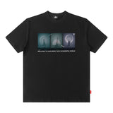 Men T-Shirt Punk Print Idle Style