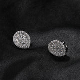 Earrings Zircon Drop Shaped Stud Earrings Spectrum