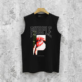 Purple Brand Tank T Shirts Sleeveless T-shirt Vest