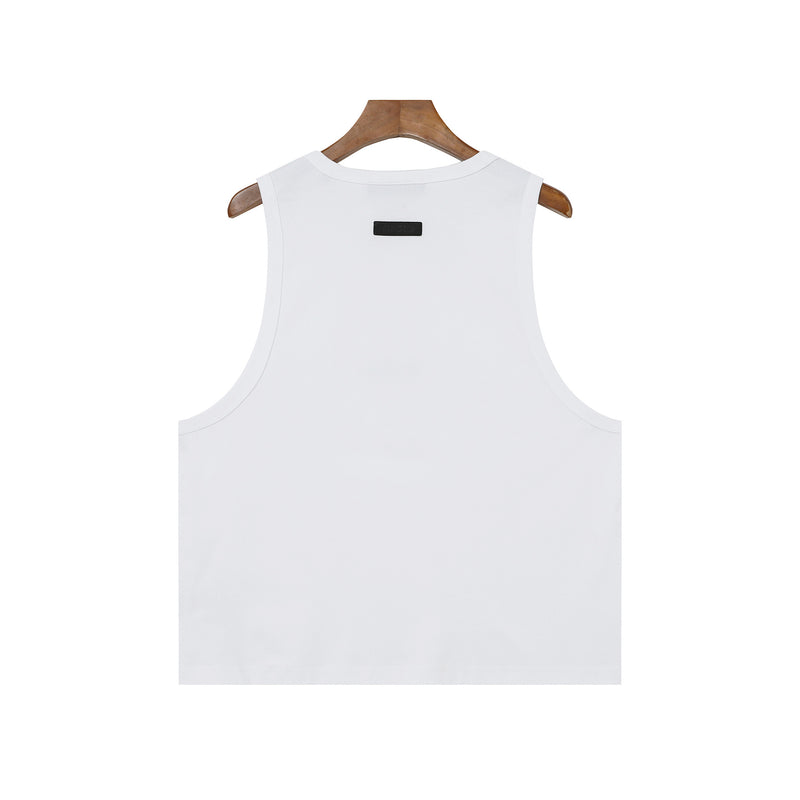 Fog Essentials tank spring summer FOG letter crew neck vest