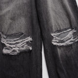Men Jeans Loose Hole Punk Distressed