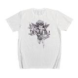 Amiri T Shirt Short Sleeve Angel Letter Print Casual