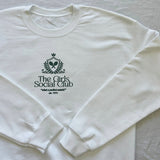 The Girls Social Club Y2K Crewneck Sweatshirts White Long Sweatshirts