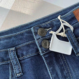Women Jeans Slim Fit Bell-Bottom Pants