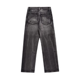 Men Jeans Retro Punk Casual Loose
