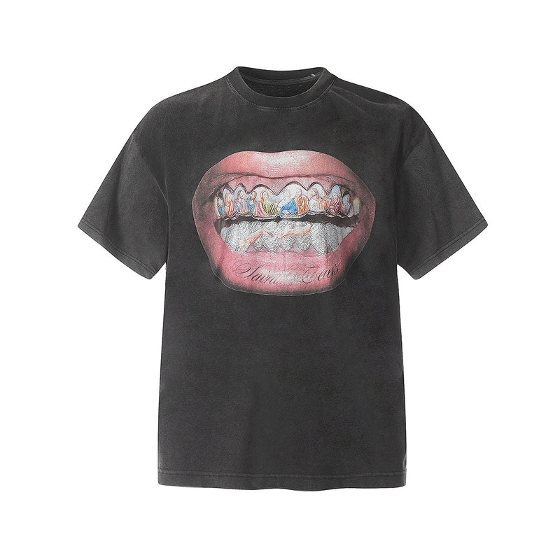 Unisex T-Shirts Saint Michael Vintage 3D Printed Loose T-Shirt