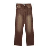Men Jeans Casual Loose Trousers Old