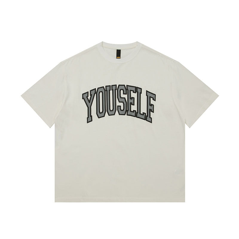 Men T-Shirt City Boy Heavy Distressed Bottoming Shirt