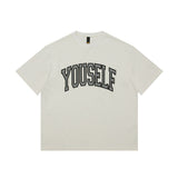 Men T-Shirt City Boy Heavy Distressed Bottoming Shirt