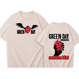 Green Day T Shirt Green Day Saviors Band T-Shirts Unisex Harajuku Hip Hop