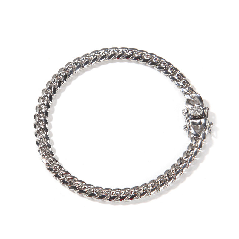 Bracelet Titanium Steel Cuban Bracelet Hiphop Rap Spectrum St. Valentine's