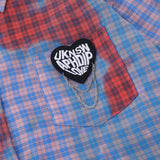 Men Long Sleeved T Shirt Plaid Long Sleeve Shirt Men's Fashion Loose Casual Spring and Autumn Shirt
