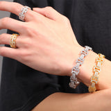 Bracelet AAA Zircon Bracelet Hip Hop I-Bracelet St. Valentine's Spectrum