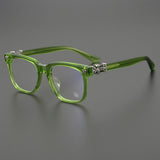 CHH Chrome Hearts Glasses Frame Square Myopia Glasses Frame Optical Anti-Blue Glasses