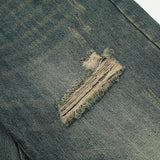 Men Jeans Ripped Burr Personality Design Loose