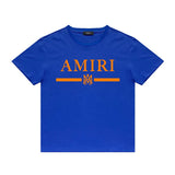 Amiri T Shirt Printed Casual Hip Hop round Neck Short Sleeve T-shirt