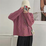 Women Knitted Cardigan Vintage