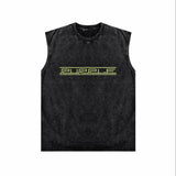 Purple Brand Distressed Tank T Shirts Distressed Sleeveless T-shirt Vest