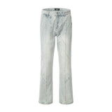 Men Jeans Loose Casual Patchwork