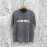 Purple Brand Distressed T Shirts Short Sleeve
