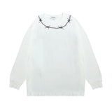 Men Long Sleeve T-Shirt Trendy Loose round Neck