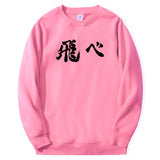Harajuku Haikyuu Anime Hoodie For Men Women Fly High Graphic