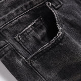 Men Jeans Worn Loose Casual