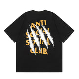ANTI SOCIAL CLUB T-Shirt Casual Short Sleeve T-Shirt
