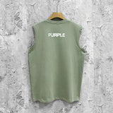 Purple Brand Tank T Shirts Sleeveless T-shirt Vest