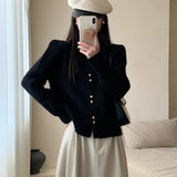 Women Knitted Cardigan Sweater