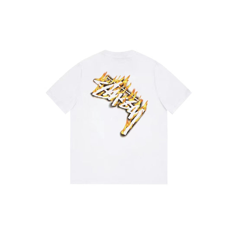 Stussy T Shirts Loose Casual T-Shirts Same for Men and Women
